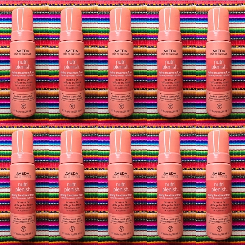 10x Aveda Nutriplenish Styling Treatment Foam